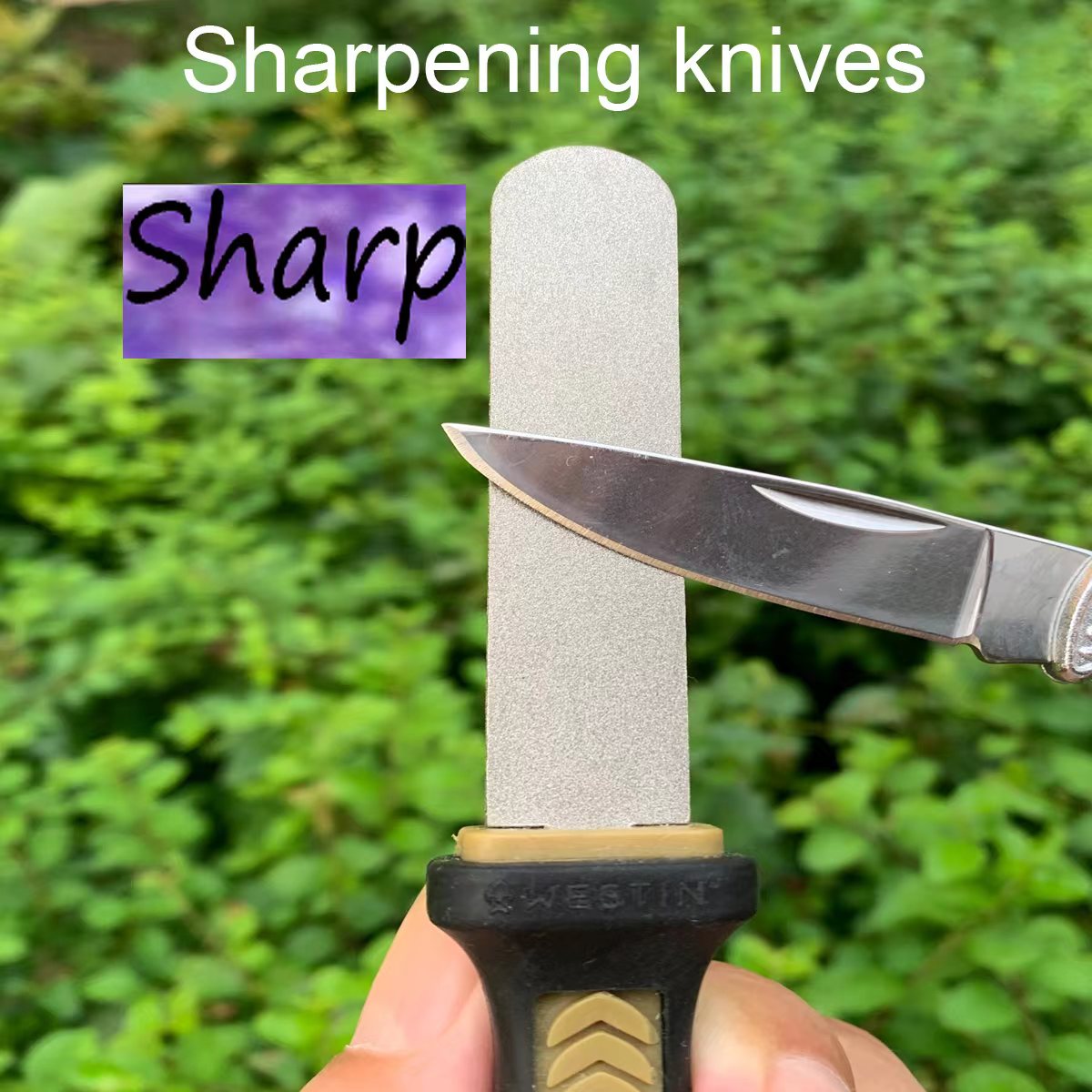 6-In-1 Portable Hunting Knife Sharpener with Coarse Grinding, Fine