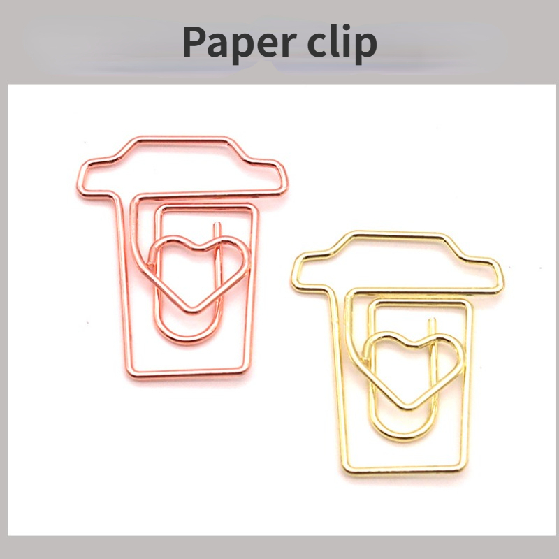 2pcs Cute Paper Clips Funny Paperclips Binder Bookmarks Planner