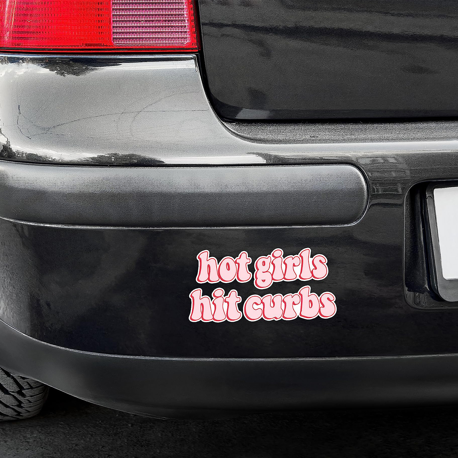 1pc Lustige Autoaufkleber Hot Girls Hit Curbs Bumper Sticker - Temu Germany