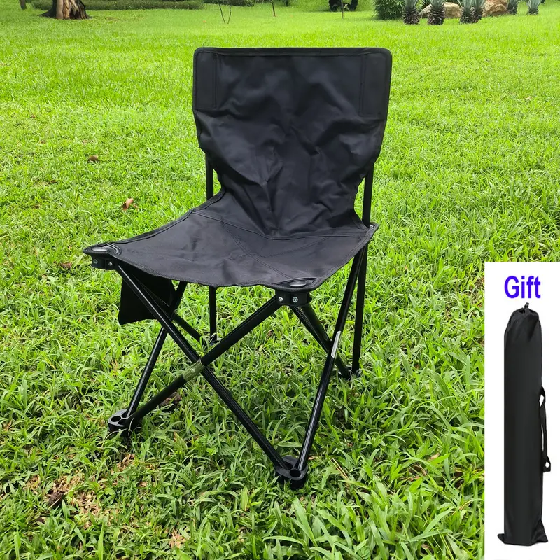 Portable Folding Chairs Heavy Duty Lawn Chair Suitable - Temu