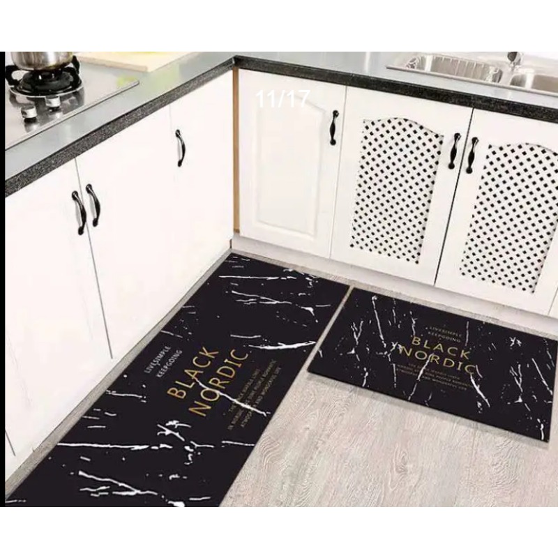 Kawaii Welcome Floor Mats Animal Cat Printed Bathroom Kitchen