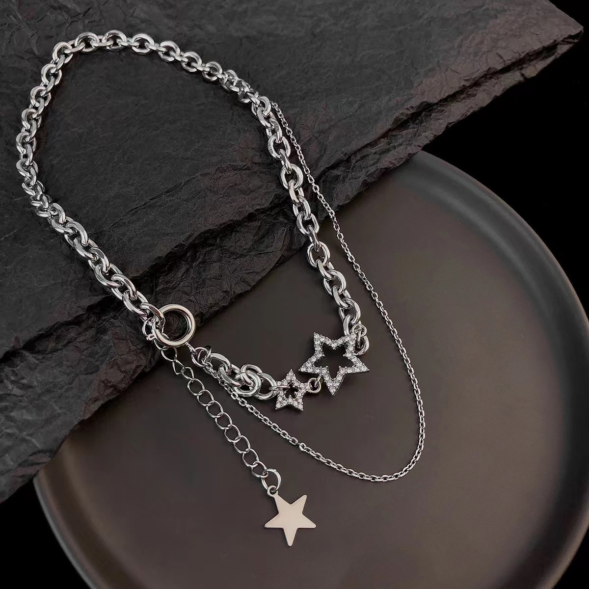 Vintage Gothic Star Necklaces Women's Necklaces Men's - Temu