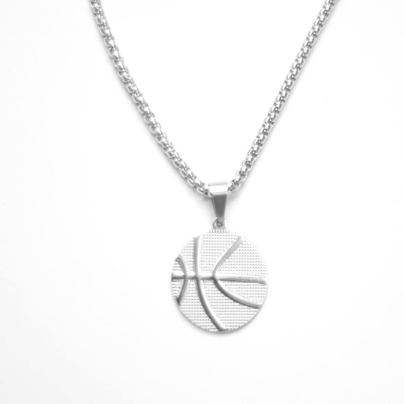 Versatile Sporty Style Basketball Necklace Men Hip hop Temu