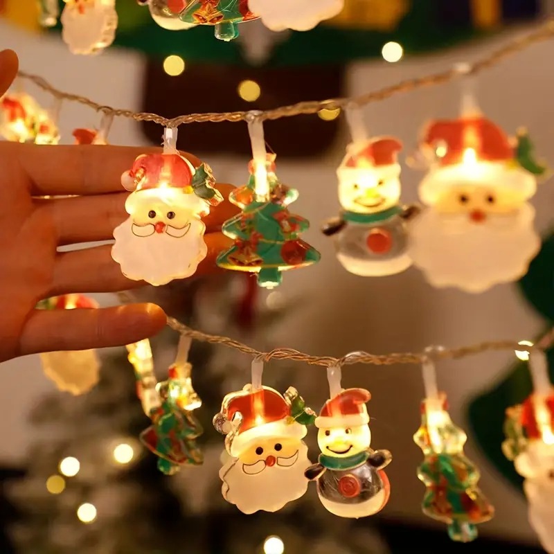 Christmas Tree Decoration Led Solar String Lights Christmas - Temu