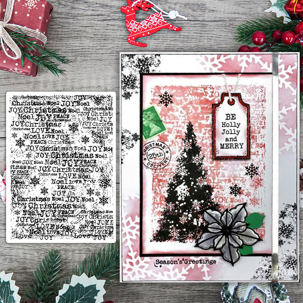 Christmas Clear Stamps For Card Making Silicone Stamp With - Temu