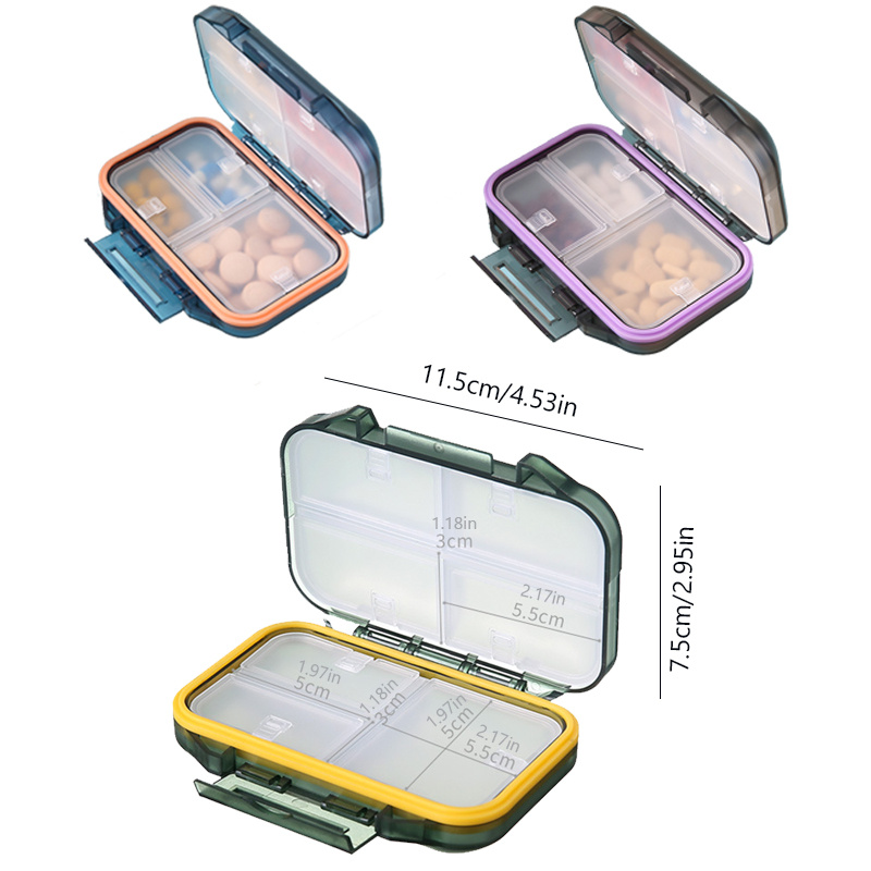 21 Grids Weekly Pill Organizer Moistureproof Daily Cute Pill Box