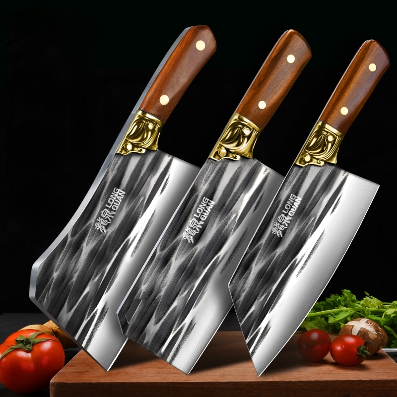 Stainless Steel Heavy Duty Bone Chopping Knife, Multifunctional Sharp Fruit  Knife For Outdoor Camping And Picnic - Temu