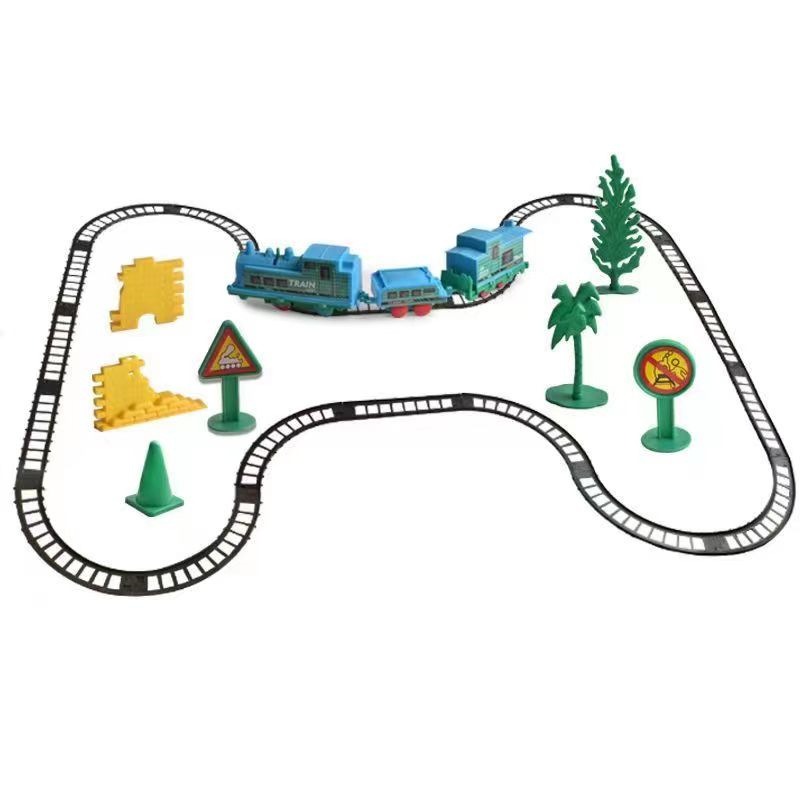 Navidad Retro Tren De Vapor Ferrocarril Juguete Para Niño, Modelo De Tren  De Control Remoto De Alta Velocidad Simulativo