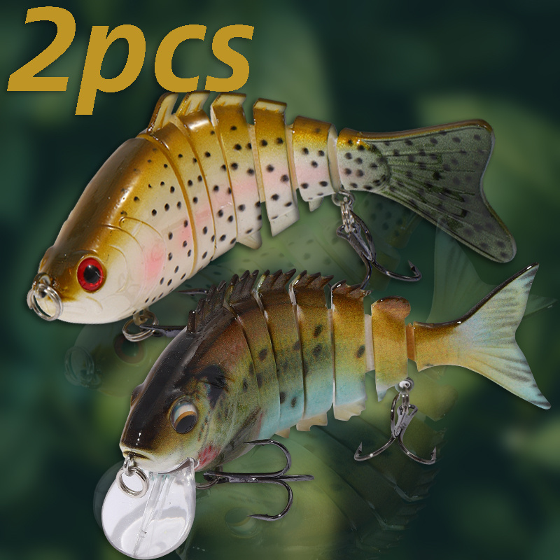 1pc Multi-segment Slow Sinking Fishing Lure, Suitable For , 48% OFF
