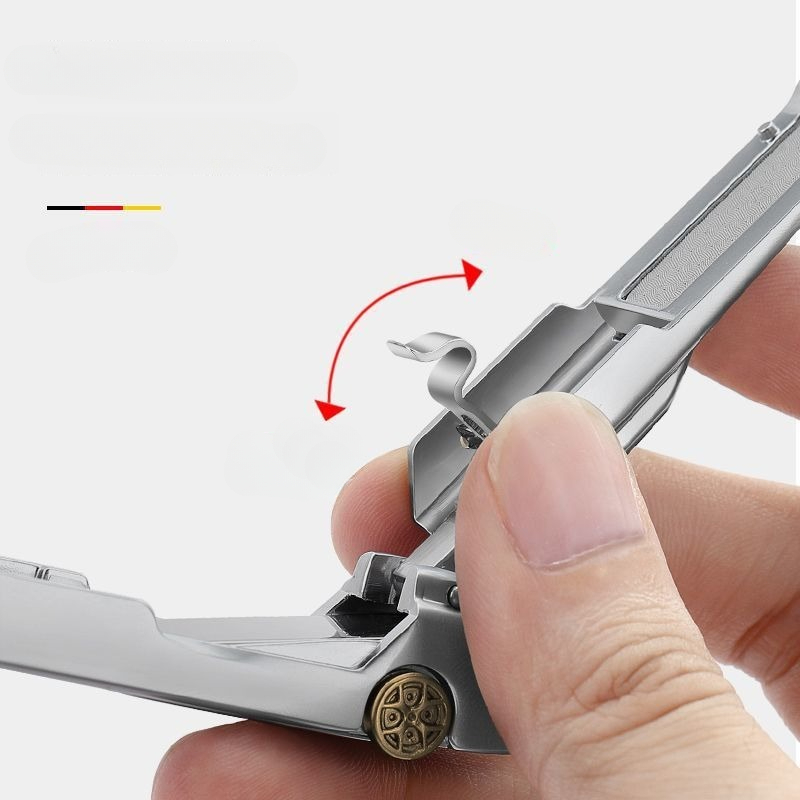 Wide-Open Splash-Proof Nail Clippers