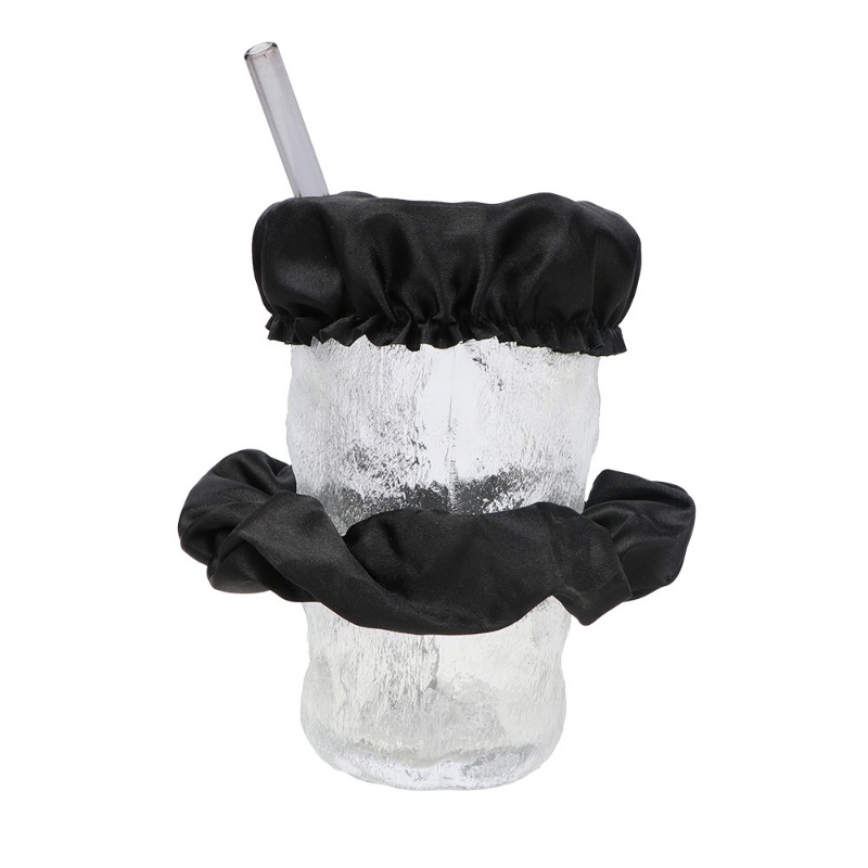 Silicone Glass Cup Cover With Straw Hole, Dustproof Spill Proof Cup Mouth  Sleeve, Cup Accessories - Temu