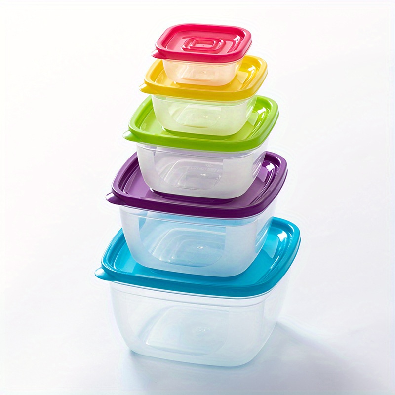 4 compartment Plastic Food Container (random Color) Food - Temu