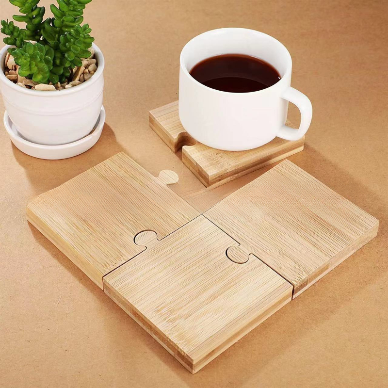 4pcs Sqaure Tischmatte Massivholz teetasse Black Walnut Wood - Temu Austria