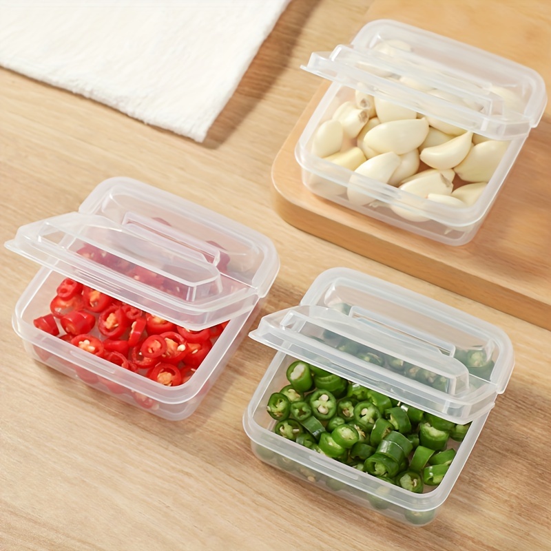 Plastic Refrigerator Storage Box Cheese Container Butter - Temu