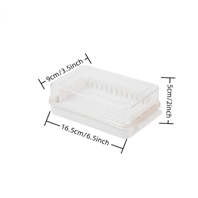 1pc Butter Cutting Box With Lid And Auxiliary Butter Cutter, Storage  Container For Baking Cheese And Cheese Cutting And Storage