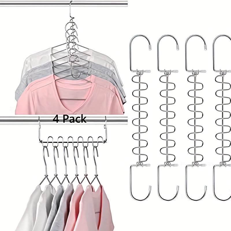 Space Saving Hangers Multi Function Closet Clothes Organizer Magic Wonder  Rack X