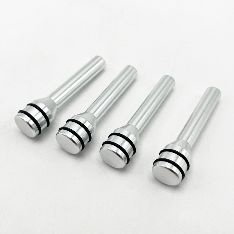 4pcs Universal Car SUV Truck Interior Door Lock Knob Pull Pins Silver  Aluminum