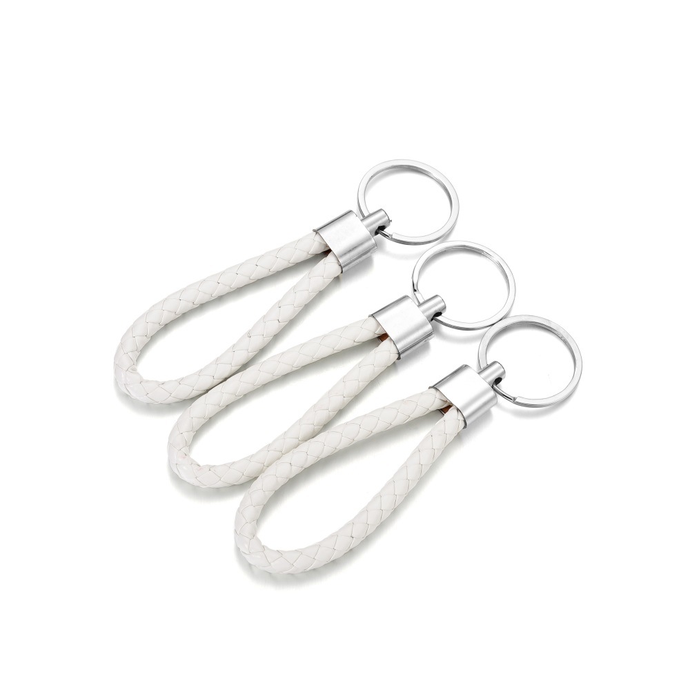 TEMU 5 piezas/paquete Llavero trenzado de aleación de , organizador de llavero portátil y colorido, cordón para llave de coche, correa para teléfono