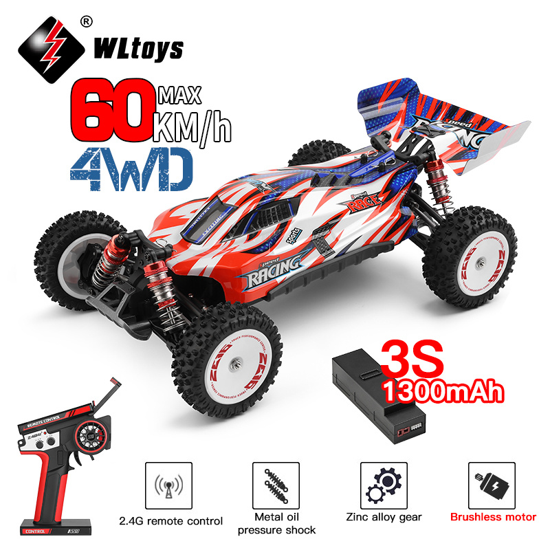 WLtoys 104072 Coche RC Drift 1/10 Coche RC 2.4GHz 4WD