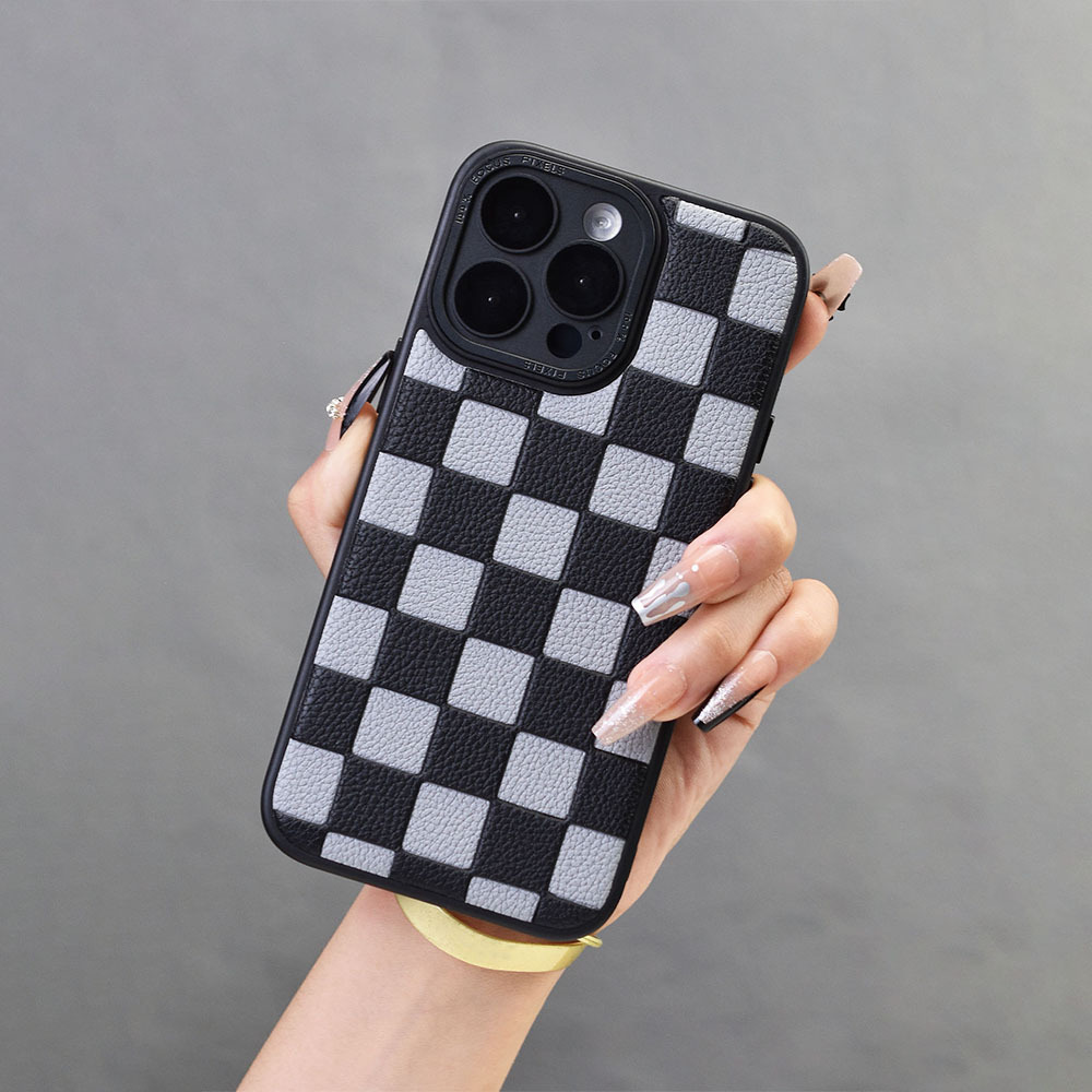 Checker Board Lattice Mobile Phone Case Shockproof Ultra-thin Protective  Case With Lens Film Cover Mobile Phone Case Camera Lens All-inclusive  Protection Mobile Phone Soft Case Suitable For Iphone11/12/13/14/plus/pro/pro  Max Series - Temu