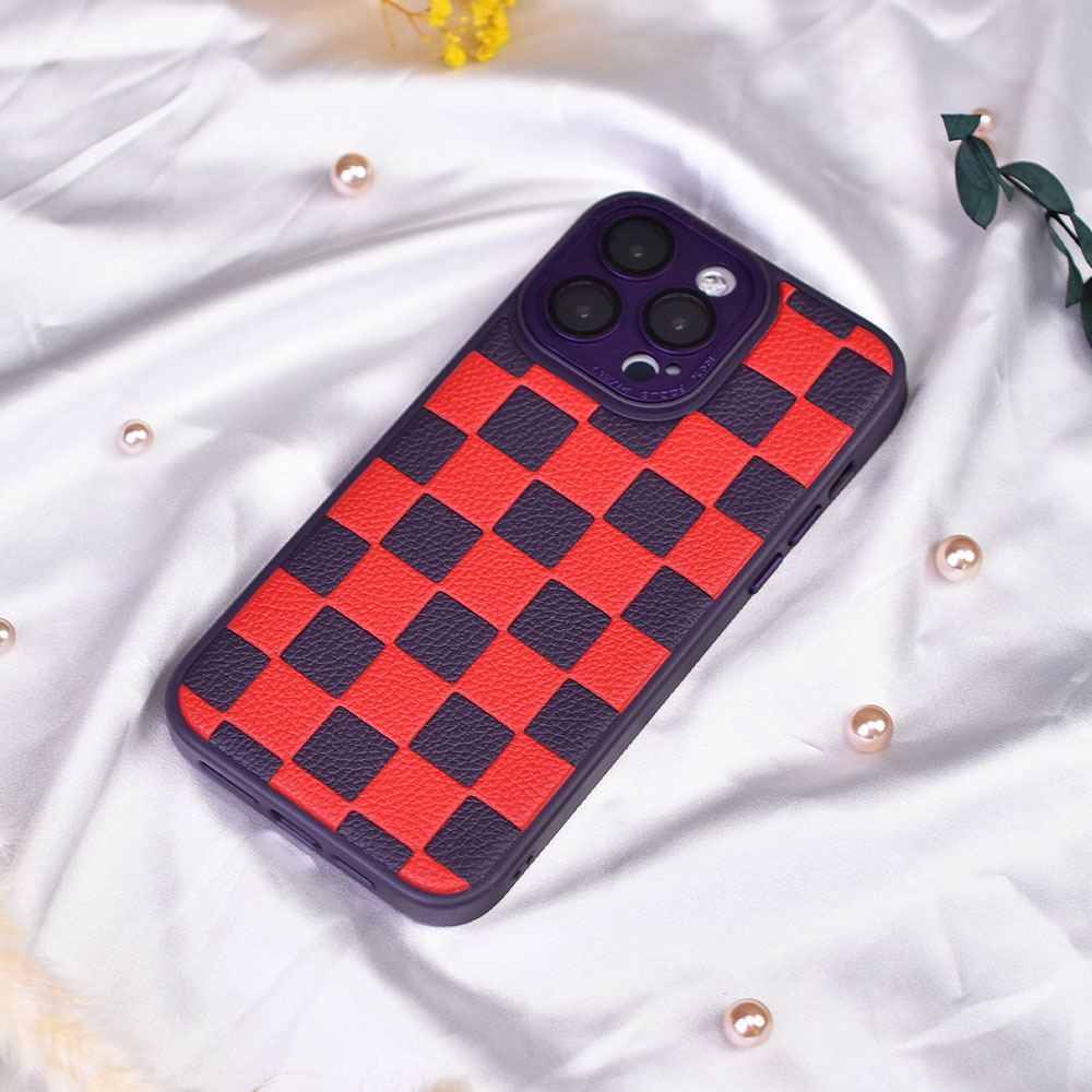 Checker Board Lattice Mobile Phone Case Shockproof Ultra-thin