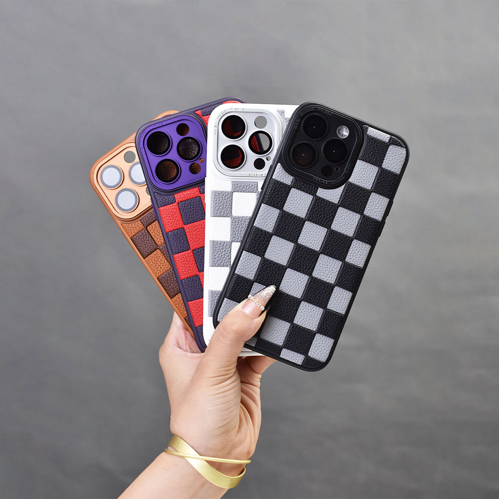 Checker Board Lattice Mobile Phone Case Shockproof Ultra-thin Protective  Case With Lens Film Cover Mobile Phone Case Camera Lens All-inclusive  Protection Mobile Phone Soft Case Suitable For Iphone11/12/13/14/plus/pro/pro  Max Series - Temu