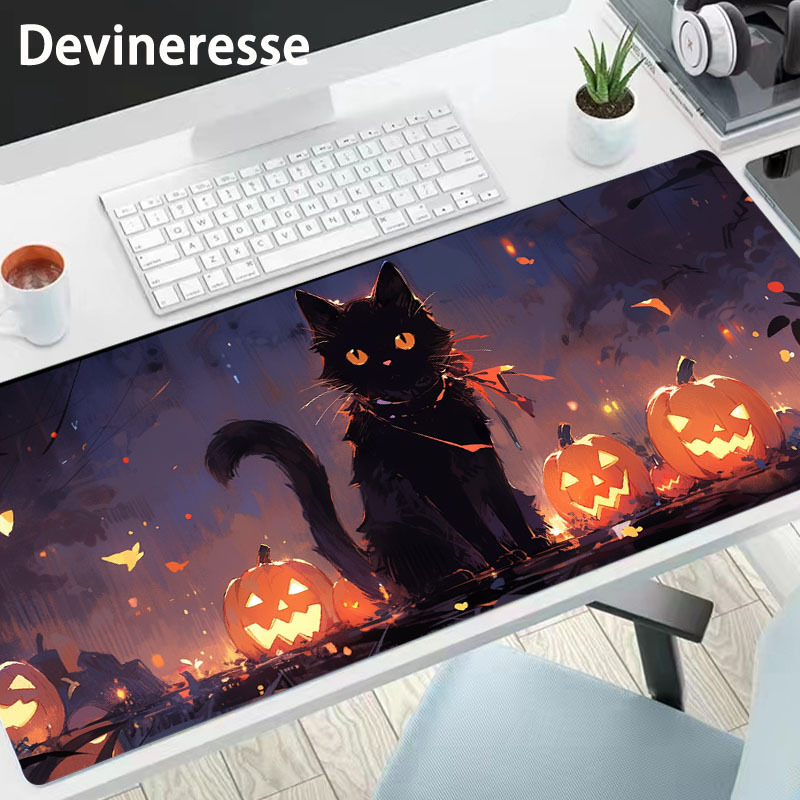 Tapete de mesa Kawaii fofo gato dormindo mouse pad para jogos