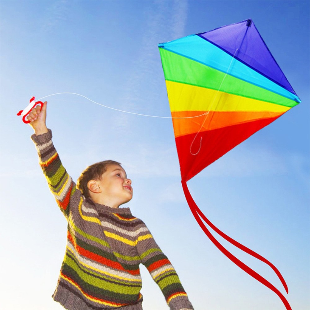 Cerf-volant coloré arc-en-ciel à longue queue, jouets volants pour enfants  fête et festival : : Jeux et Jouets