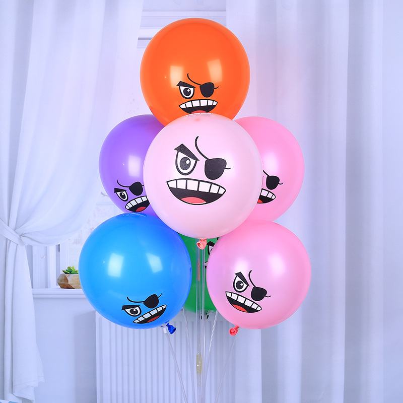 Rainbow Friends Red Birthday Party Theme Balloon Set 5pcs Set