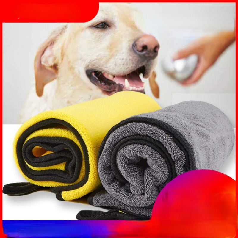 Pet Towels Soft Fiber Towels Water-absorbent Coral Fleece Bath Towel For  Cat And Dog Bathing Supply - Temu