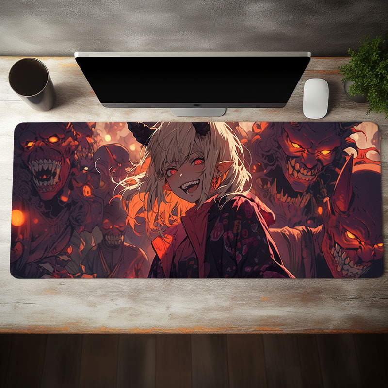 Amazon.com: 3D Cartoon Mouse Pad with Wrist Rest Support Anime Mouse Pads  Gaming Mouse Mat Soft Silicone Gel Desk Mat 2way Skin : Office Products