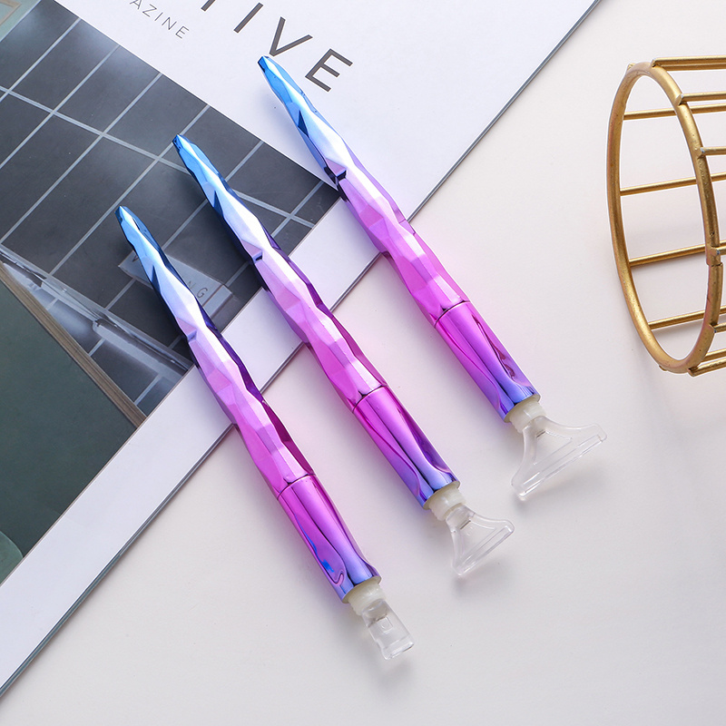 Fashion Gradient Diamond Painting Pen Kit Metal Roller Pen - Temu