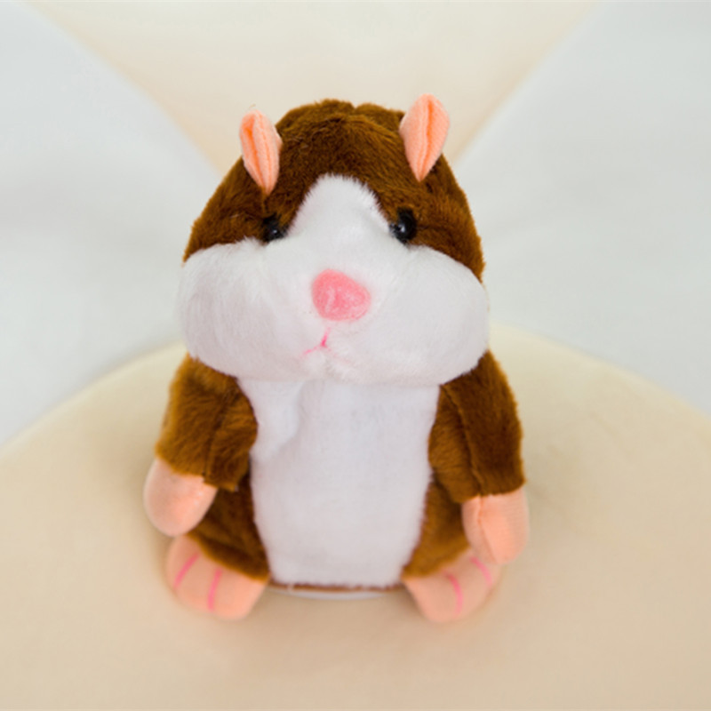 Electric hamster doll talking plush outlet toy