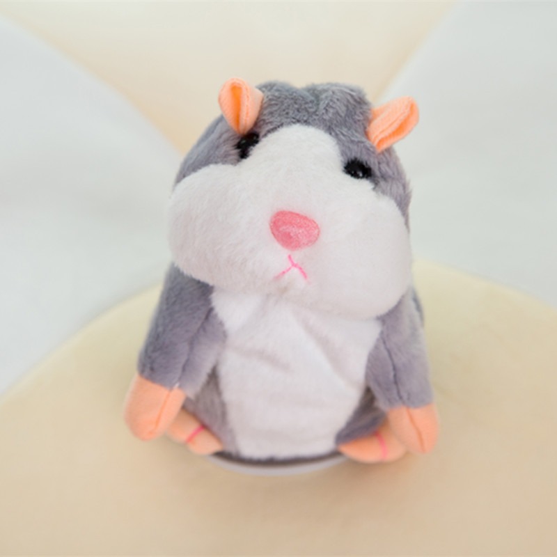15cm Talking Hamster Mouse Pet Peluche De Juguete Lindo Hablar