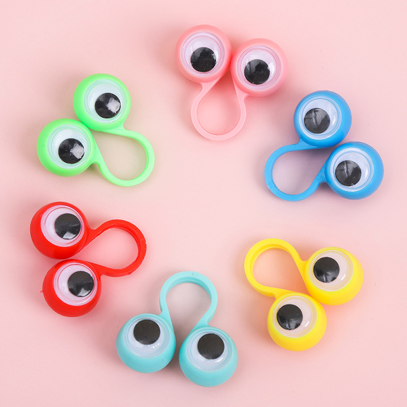 Eye Finger Puppets Plastic Rings Eyes Party Favorite Toys - Temu