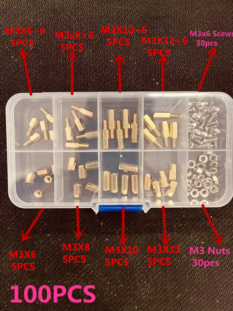 M3 Male Female Brass Hex Column Standoff Support Spacer - Temu