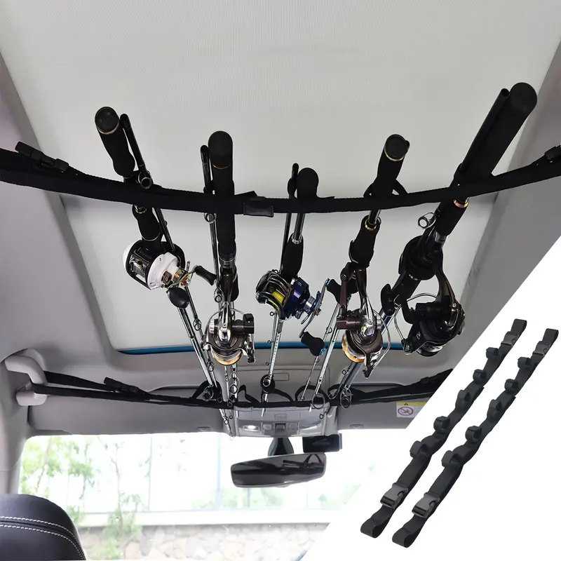 Adjustable Vehicle Fishing Rod Holder 5 Rods Capacity Heavy - Temu Canada
