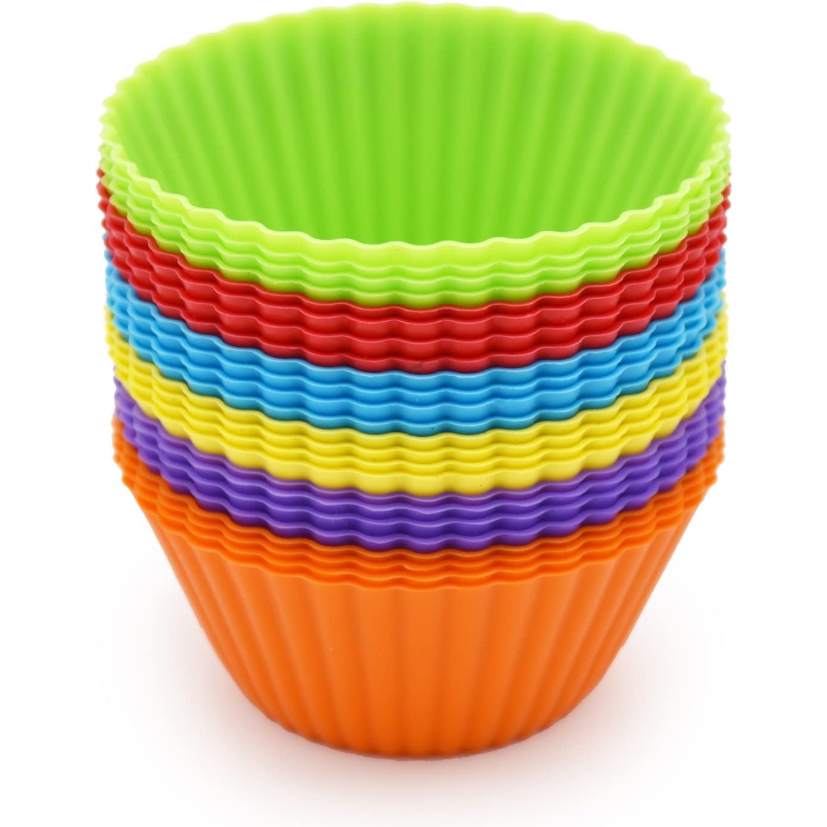 Extra Large Non-stick Silicone Cupcake And Muffin Liners - Perfect For  Cupcake, Muffin, Mousse, And More - Reusable And Easy To Clean - Ideal For  Weddings, Bridal Showers, Birthdays, And Holiday Parties 