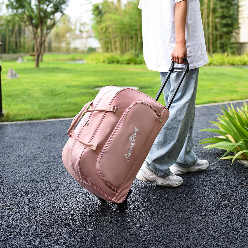 Travel Storage Rolling Bag, Large Capacity Luggage Bag, Wheeled Duffle Bag  & Travel Accessories - Temu