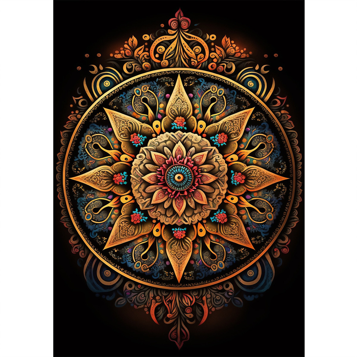 Mandala Art, 5D Diamond Painting Kits