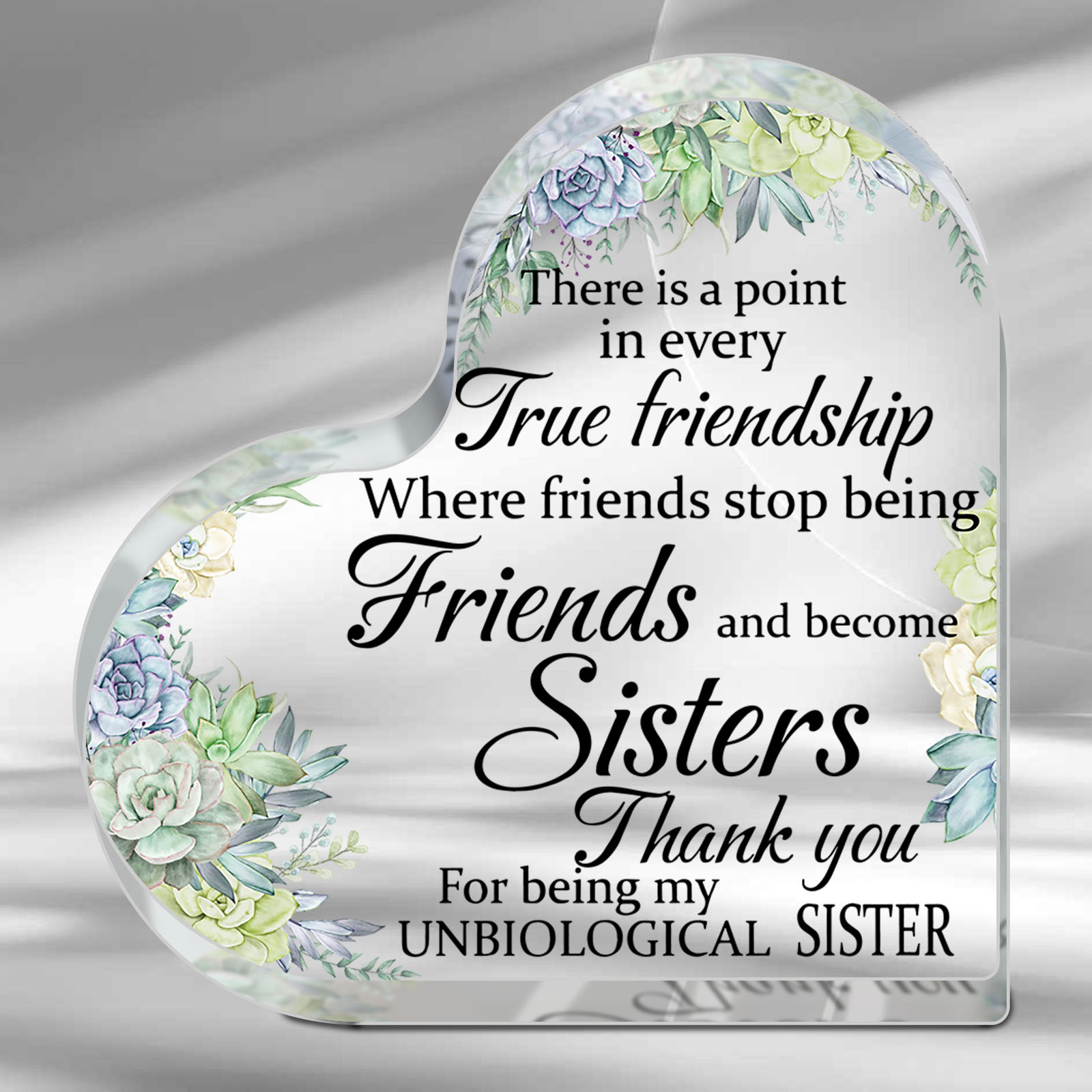 Acrylic Gifts For Friends Friendship Gifts For Women - Temu