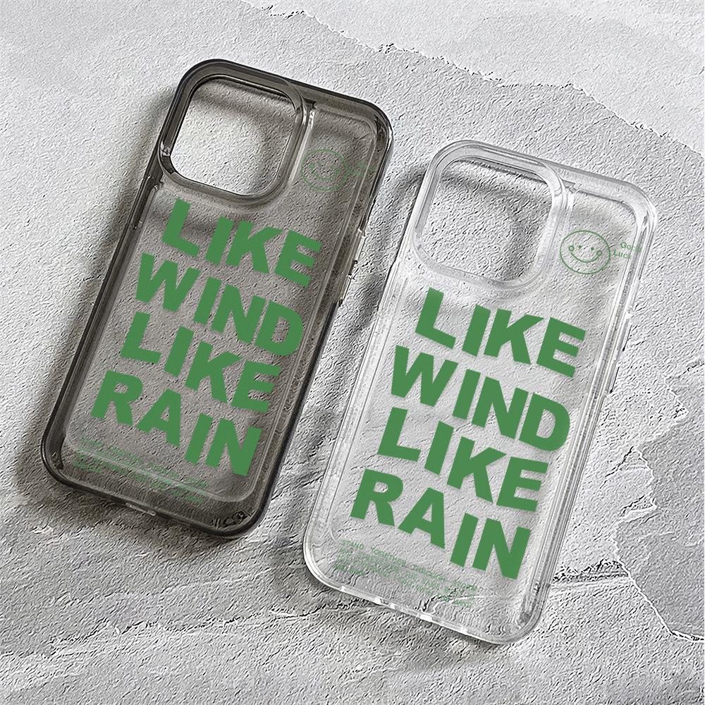 Like Wind Like Rain Neues Designmuster Transparent Schwarz Temu