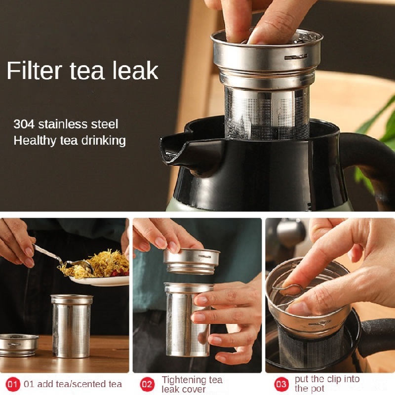 Stainless Steel Vacuum Insulated Thermal Coffee Water Pitcher Carafe  Leak-proof