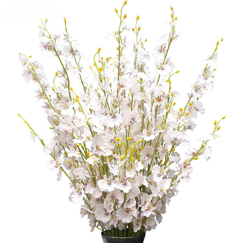 5 Pièces Orchidées Artificielles Fausses Fleurs En Soie, Fausses Orchidées  Dansantes Avec Longue Tige Pour La Maison, La Fête De Mariage, La  Décoration D'hôtel, Décoration Intérieure, Arrangement Floral, Décoration  De Salle De