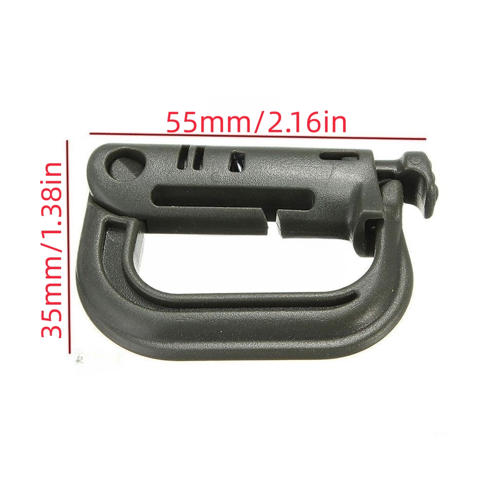 D type Backpack Hanging Carabiner Clip Small D ring Buckle - Temu