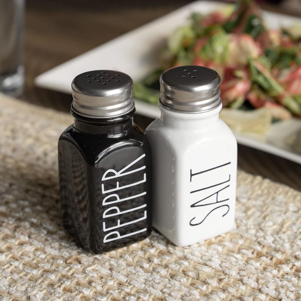 Automatic Opening Seasoning Jar, Salt And Pepper Shakers Kitchen