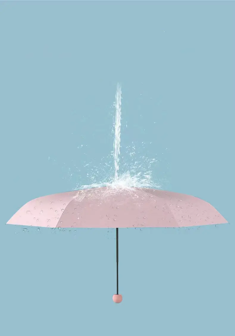 Travel Umbrella, Compact Lightweight Portable Waterproof Folding Umbrella, With 6 Ribs Reinforced UV Protection Umbrella For Men Women details 15