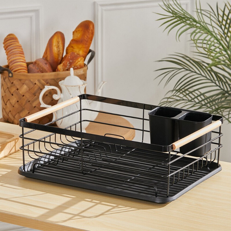 1pc Solid Color Dish Rack