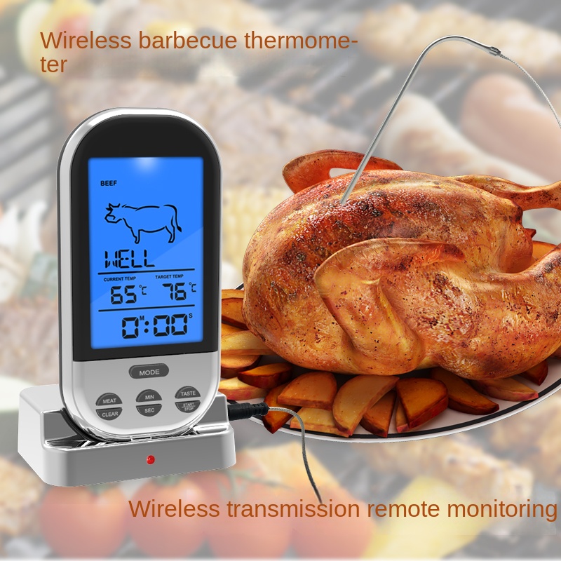Smart Meat Thermometer, Remote Needle Thermometer For Roast Meat, Food  Thermometer, Kitchen Food Thermometer, No Battery - Temu