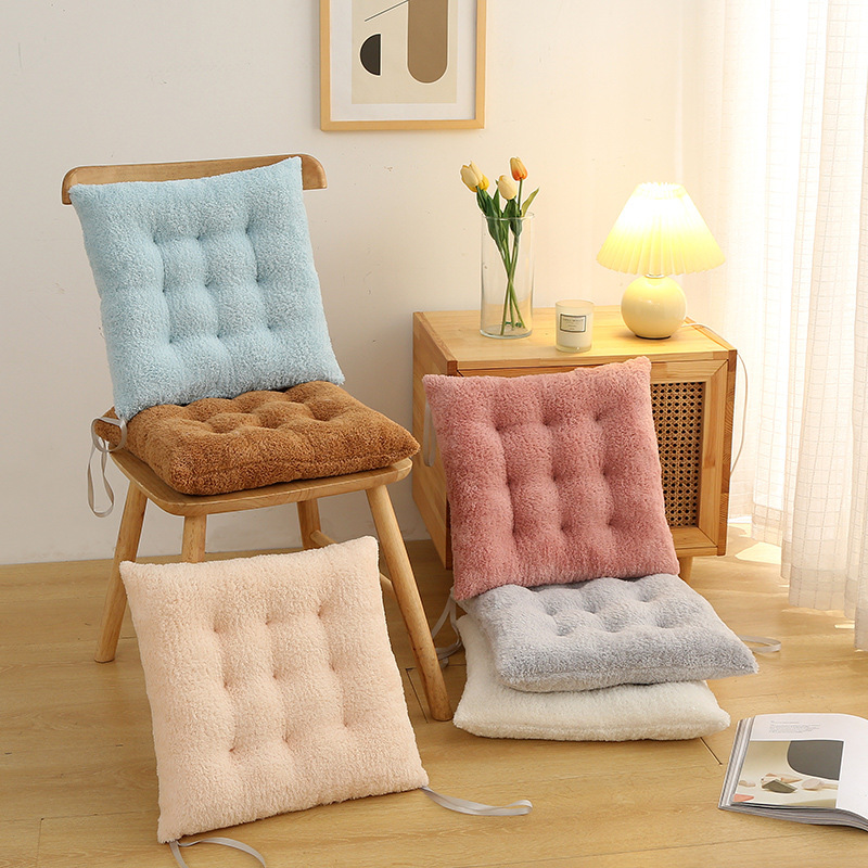 New Non-slip Chair Cushion Office Computer Chair Mat Autumn and Winter  Warmth Integrated Seat Pad Recliner Cushion